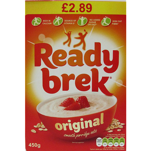 Ready Brek Original Smooth Porridge Oats 450g