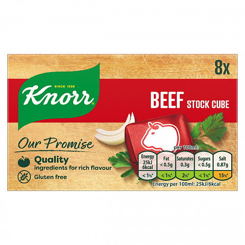 Knorr Stock Cubes Beef 8x 10 g 