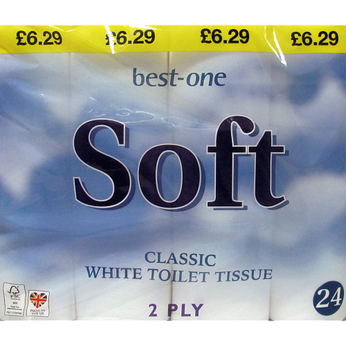 Bestone Soft Toilet Tissue White PM £6.29