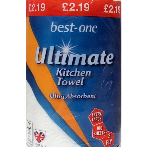 Bestone Ultimate Kitchen Towel 3ply PM £2.19