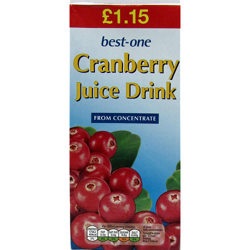 Bestone Cranberry Juice PM £1.15