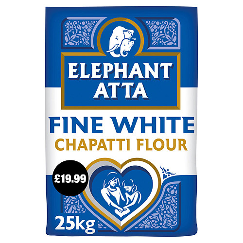 Elephant Atta White 25Kg PM £19.99