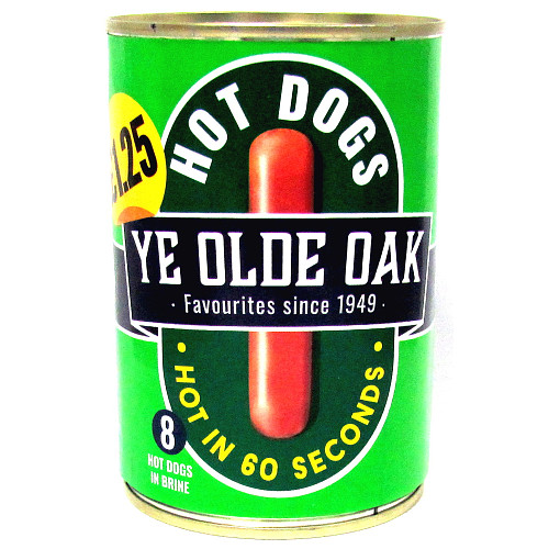Ye Olde Oak Hot Dogs in Brine 400g