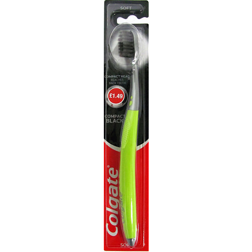 Colgate Toothbrush Compact Black PM £1.49