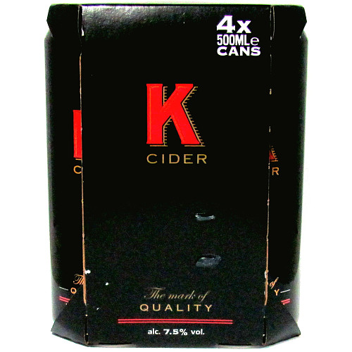 K Cider Cans 4 x 500ml