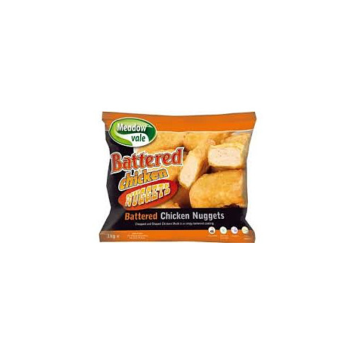 Meadow Vale Battered Chicken Nuggets 1kg