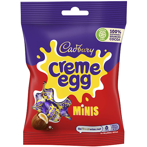 Cadbury Creme Egg Minis Chocolate Bag, 78g