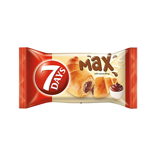7Days Max Croissant with Cocoa Flavoured Filling 80g