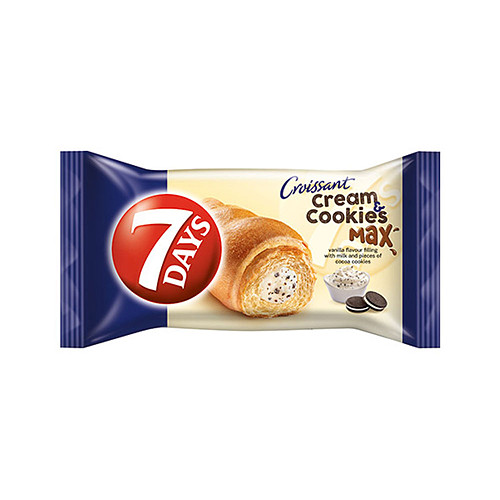 7Days Vanilla Cream & Cookie Croissant