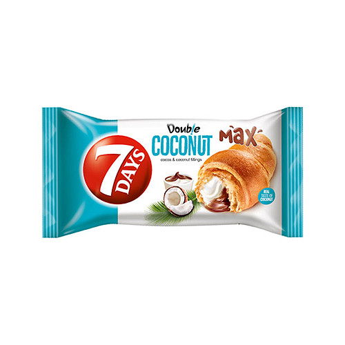 7 Days Double Max Cocoa & Coconut Croissant 80g