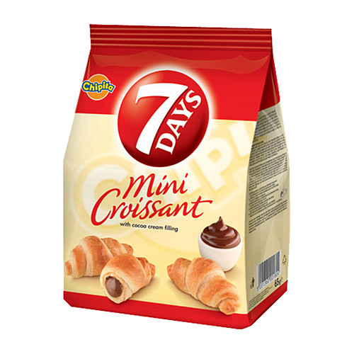 7 Days Mini Croissant with Cocoa Filling 185g