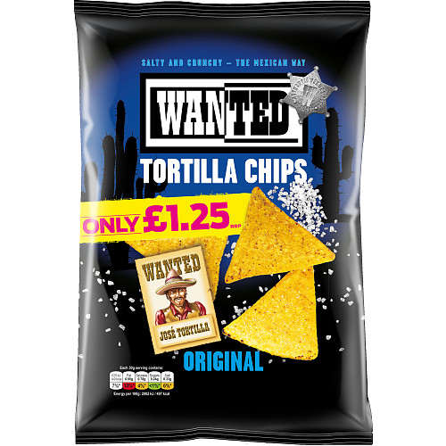 Wanted Tortilla Chips Salt PM £1.25