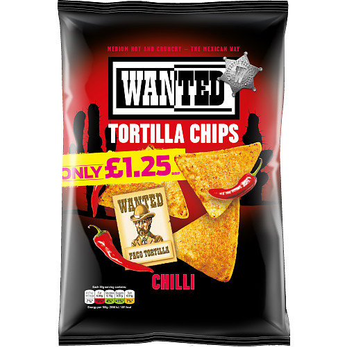 Wanted Tortilla Chips Chilli PM £1.25