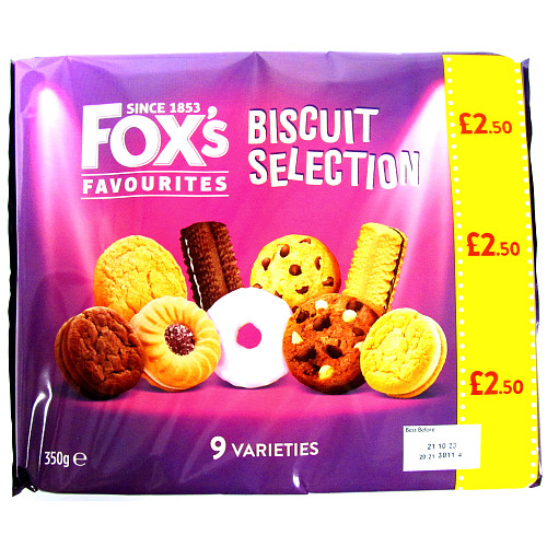 Fox's Favourites 9 Varieties Biscuit Selection 350g