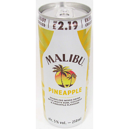 Malibu Cocktail Strawberry Daiquiri Sparkling 250ml