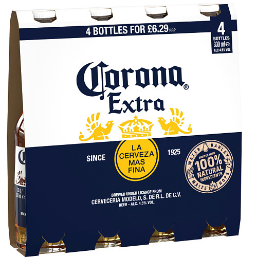 Corona Extra 4 Pack PM £6.29