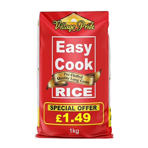 Village Pride Easy Cook Rice PM £1.49