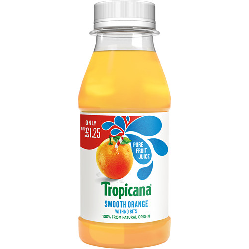 Tropicana Orange Juice Smooth PM £1.25