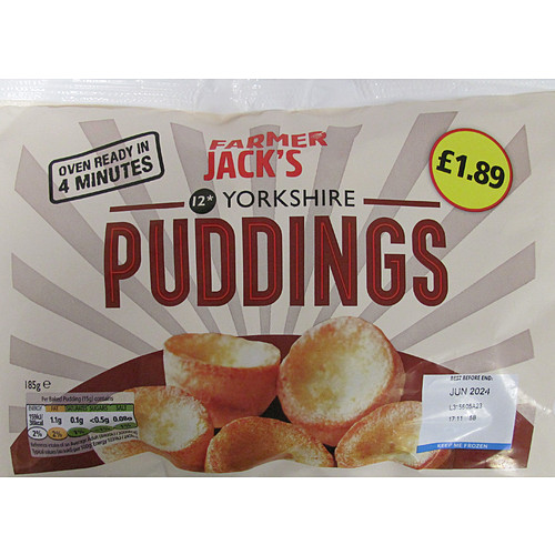 F/Jack Yorkshire Puddings PMP £1.89 12s