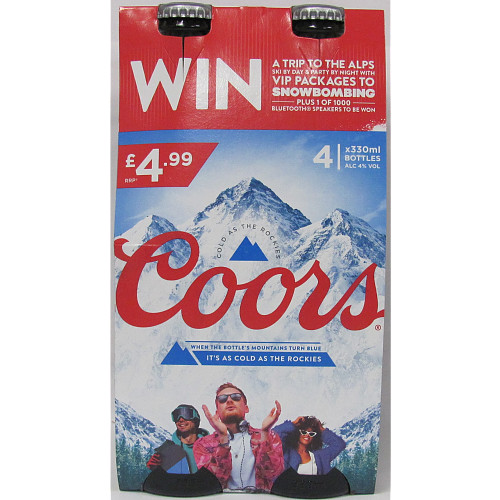 Coors 4 Pack PM £4.99