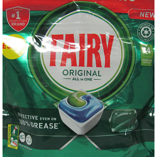 Fairy All In One Orig Dishwasher Tablets PM £3.49