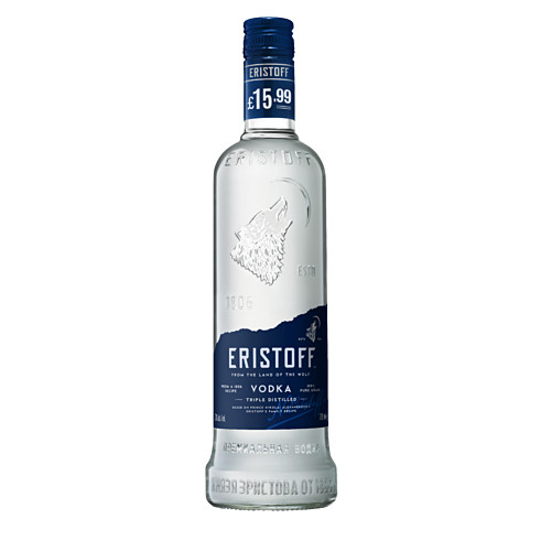 ERISTOFF Original Pure Grain Vodka, 70cl