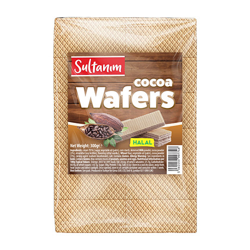 Sultanim Wafers With Cocoa Halal