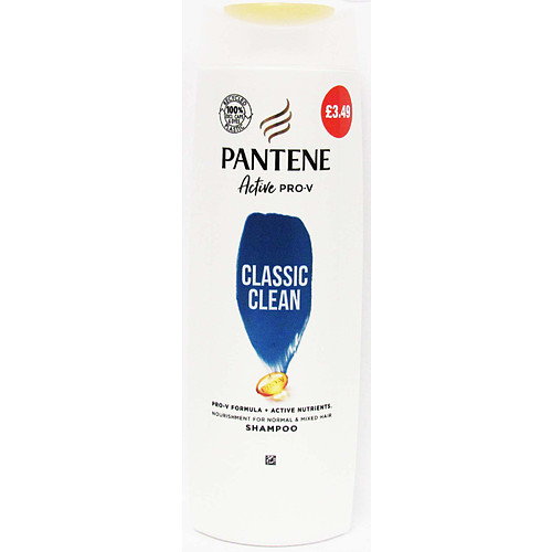 Pantene Shampoo Classic Clean PM £3.49