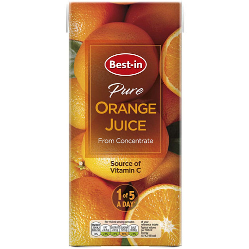 B/In Pure Orange Juice