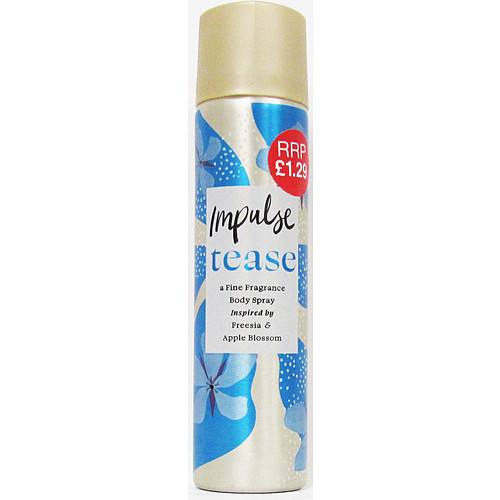 Impulse Body Spray Tease PM £1.29