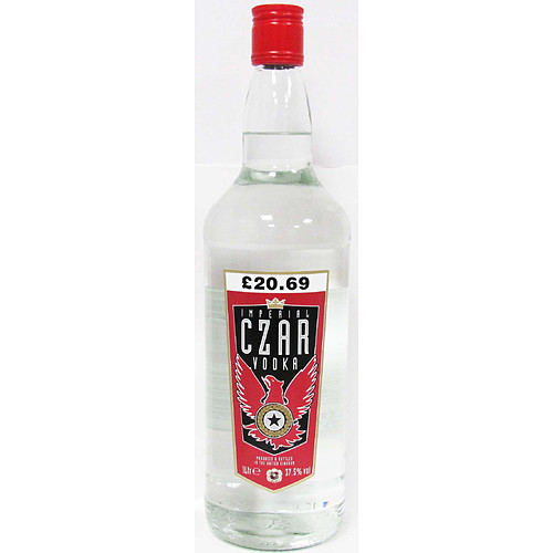 Imperial Czar Vodka PM £20.69 37.5%