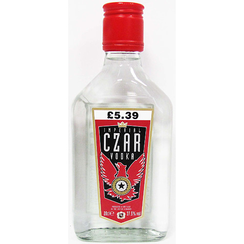 Imperial Czar Vodka PM £5.39 37.5%