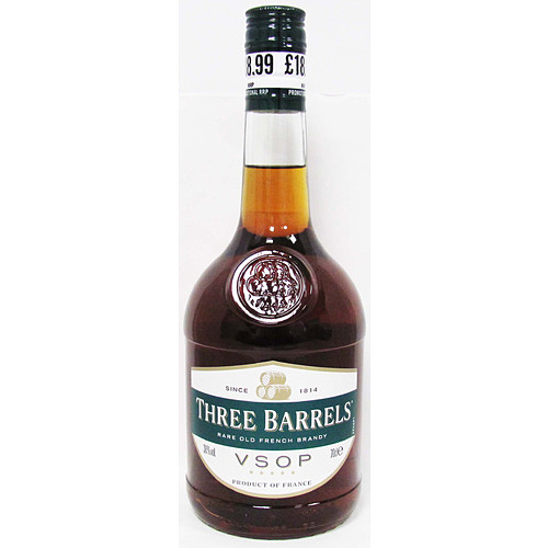 Three Barrels Brandy PM £18.99 38%