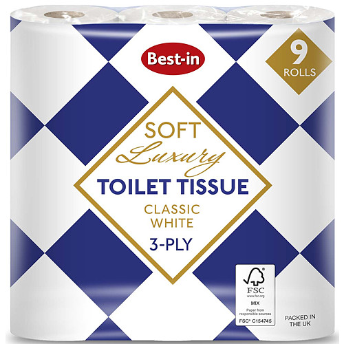 Bestin Luxury Toilet Tissue White