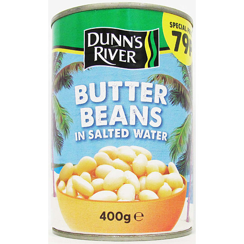 Dunns River Butter Beans 79p PMP