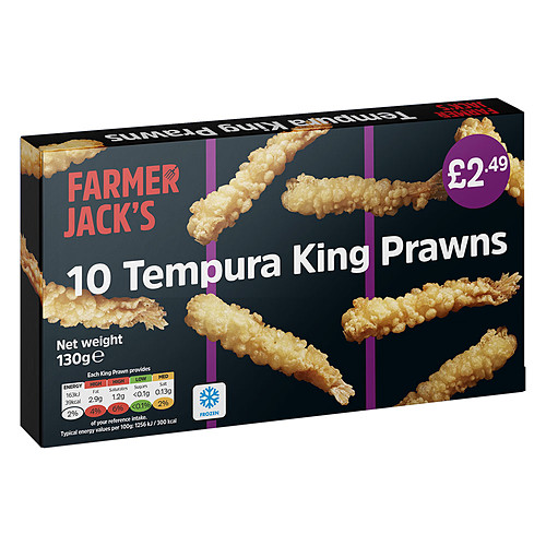 F/J Tempura King Prawns £2.49