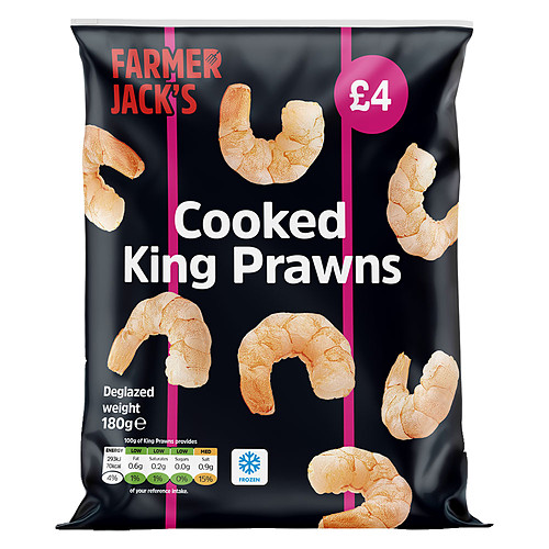 F/J Cooked King Pranws £4