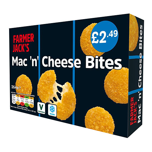 Farmer Jack's Mac ‘n' Cheese Bites 264g