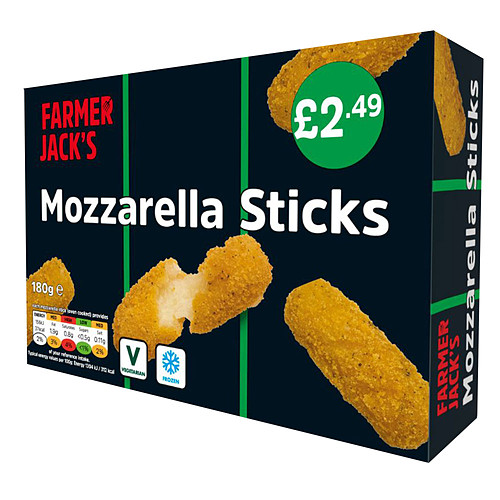 Farmer Jack's Mozzarella Sticks 180g