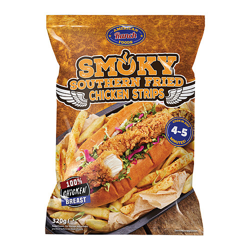 American Ranch Foods Smoky Southern Fried Chicken Strips 320g