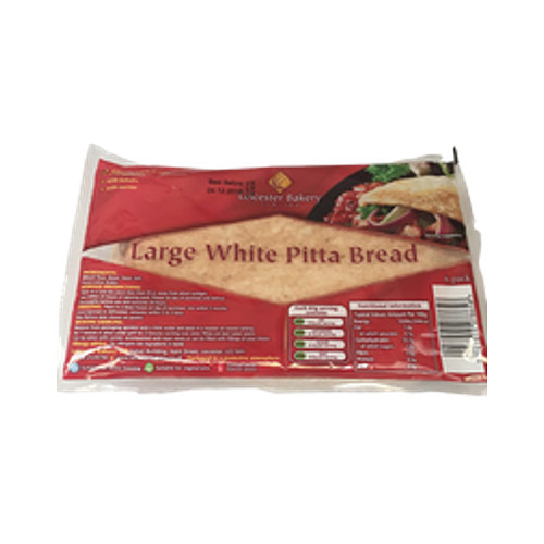 Leicester Bakery White Pitta Bread