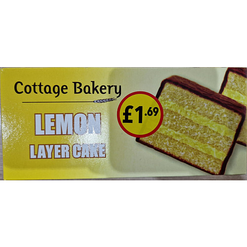 Cottage Bakery Lemon Layer Cake 150g