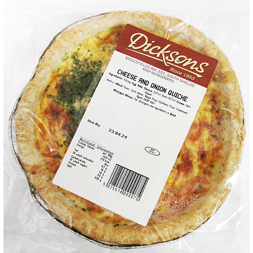 Dicksons Cheese And Onion Quiche